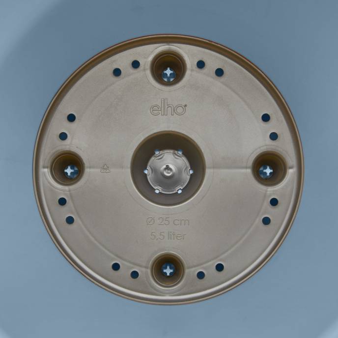 loft urban rond 25cm vintage blauw